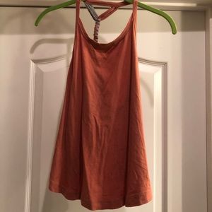Free People Orange Tank Top